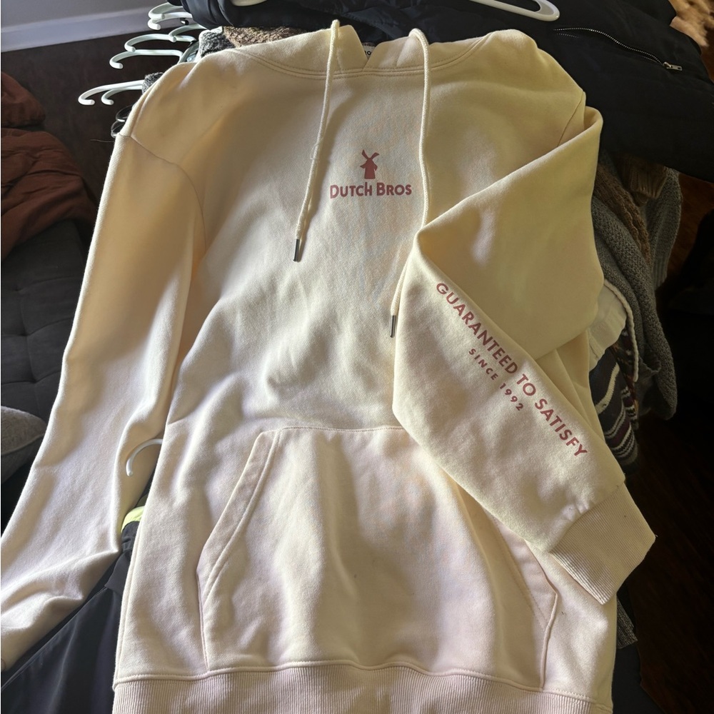 Dutch Bros Cream Hoodie